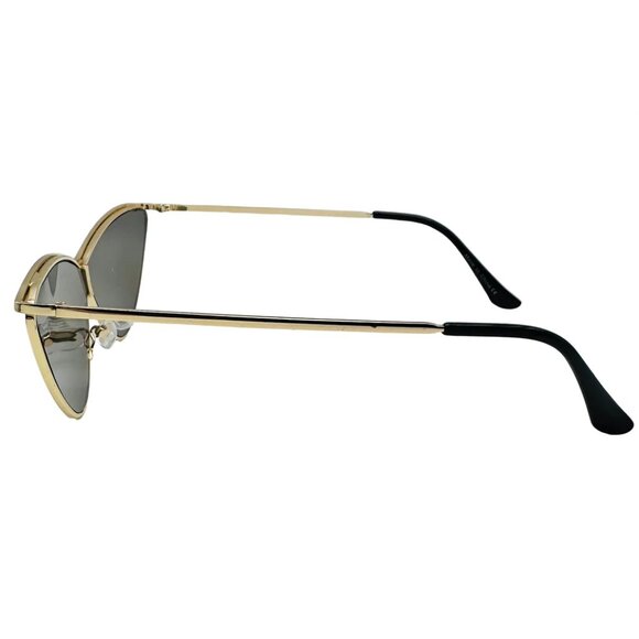 7032 | Silver Mirror Cateye Sunglasses - Picture 3 of 5